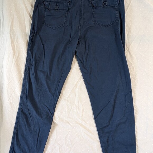 DENVER HAYES WOMEN'S BLUE PANTS 12 X 28 BUTTON ZIPPER FLY COTTON FASHION WEAR - Picture 15 of 16